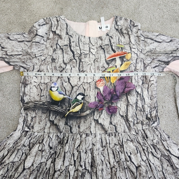 Molo Como Be A Tree Fairycore Baggy Knee Length Long Sleeve Dress Size 11 / 12 - Picture 6 of 15